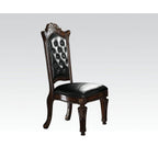 ACME 62004 Vendome Side Chair (Set-2), PU & Cherry