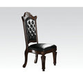ACME 62004 Vendome Side Chair (Set-2), PU & Cherry
