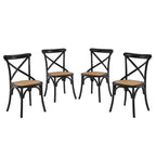 Modway EEI-3482 Gear Dining Side Chair Set of 4