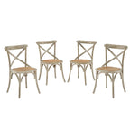 Modway EEI-3482 Gear Dining Side Chair Set of 4