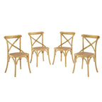 Modway EEI-3482 Gear Dining Side Chair Set of 4