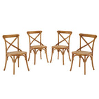 Modway EEI-3482 Gear Dining Side Chair Set of 4