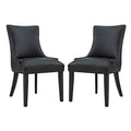 Modway EEI-3498 Marquis Faux Leather Dining Chair Set of 2