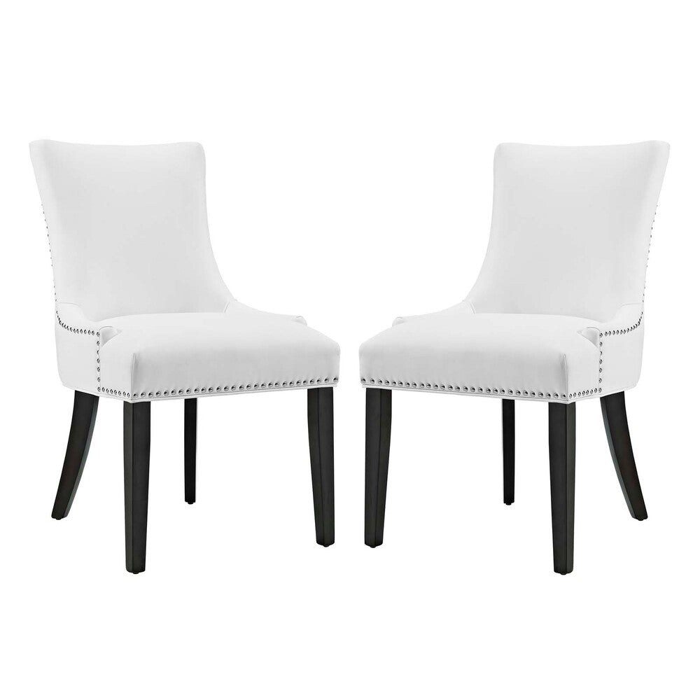 Modway EEI-3498 Marquis Faux Leather Dining Chair Set of 2