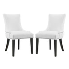 Modway EEI-3498 Marquis Faux Leather Dining Chair Set of 2