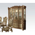 ACME 63005 Vendome Hutch & Buffet, Gold Patina & Bone (1Set/2Ctn)