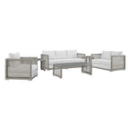 Modway EEI-3559 Aura 6 Piece Outdoor Patio Wicker Rattan Set