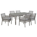 Modway EEI-3560 Aura 7 Piece Outdoor Patio Wicker Rattan Set