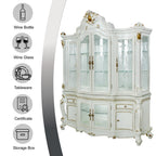 ACME 63464 Picardy Hutch & Buffet, Antique Pearl (1Set/2Ctn)