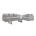 Modway EEI-3598 Aura 3 Piece Outdoor Patio Wicker Rattan Set