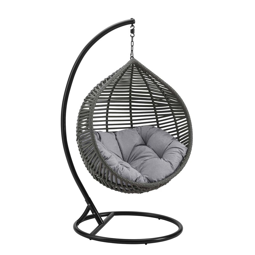 Modway EEI-3614 Garner Teardrop Outdoor Patio Swing Chair
