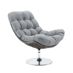 Modway EEI-3616 Brighton Wicker Rattan Outdoor Patio Swivel Lounge Chair