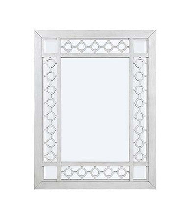 ACME 66158 Varian Mirror, Mirrored & Antique Platinum