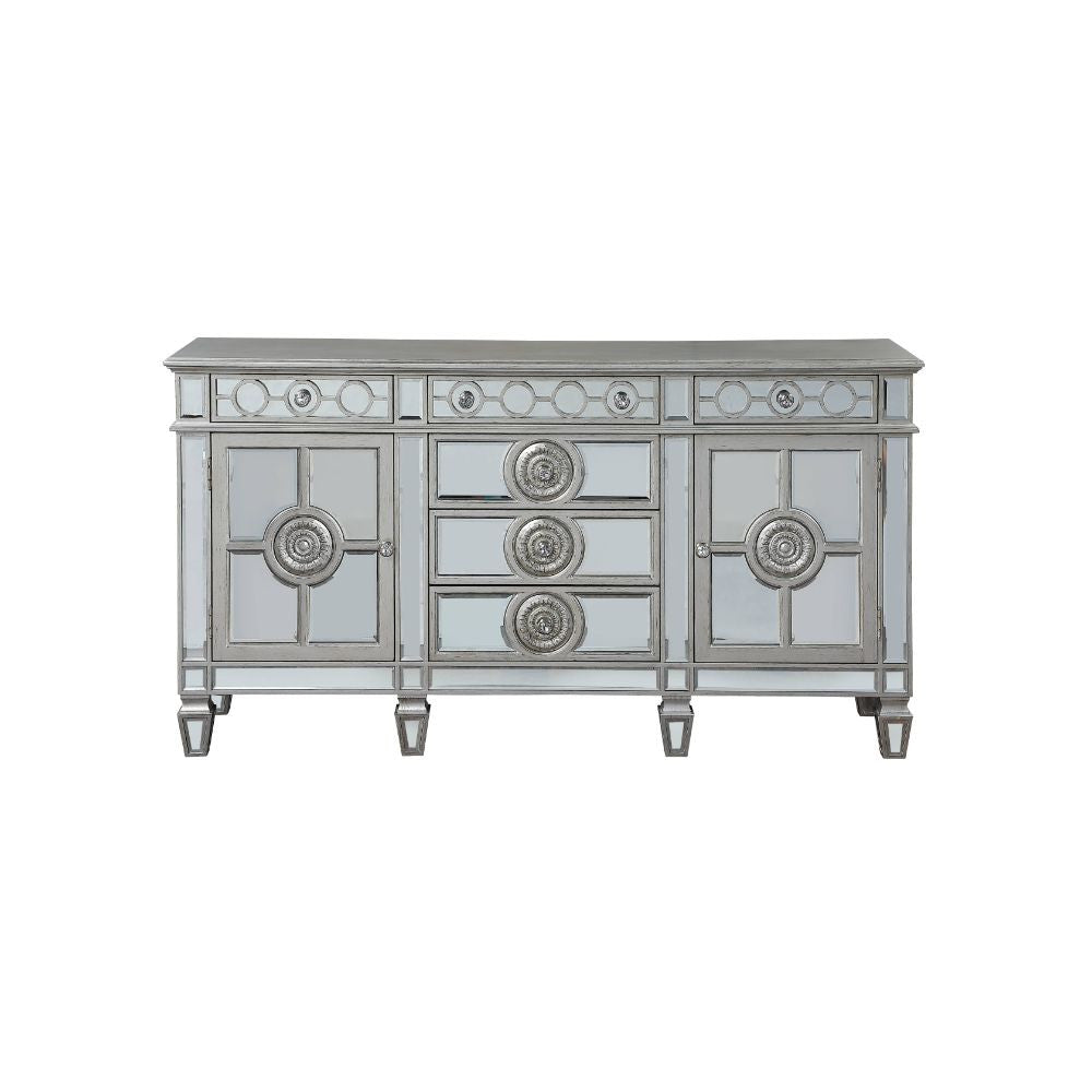 ACME 66164 Varian Server, Mirrored & Antique Platinum