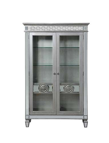 ACME 66166 Varian Curio, Mirrored & Antique Platinum