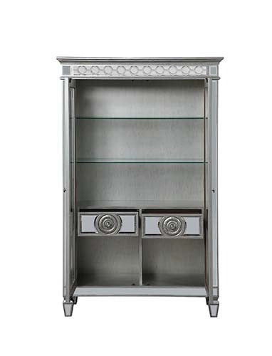 ACME 66166 Varian Curio, Mirrored & Antique Platinum