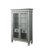 ACME 66166 Varian Curio, Mirrored & Antique Platinum
