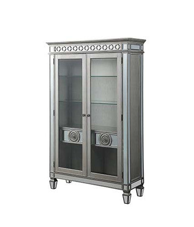 ACME 66166 Varian Curio, Mirrored & Antique Platinum