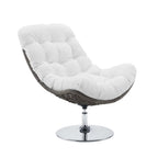 Modway EEI-3616 Brighton Wicker Rattan Outdoor Patio Swivel Lounge Chair