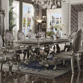ACME 66820 Versailles Dining Table (120"L), Antique Platinum (1Set/2Ctn)