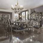 ACME 66820 Versailles Dining Table (120"L), Antique Platinum (1Set/2Ctn)  2