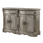 ACME 66925 Northville Server with Marble Top, Antique Silver