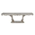 ACME 67440 Gorsedd Dining Table with Pedestal, Antique White (1Set/2Ctn)
