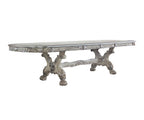 ACME 68170 Dresden Dining Table (136"L), Vintage Bone White