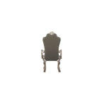 ACME 68173 Dresden Arm Chair (Set-2), Vintage Bone White & PU