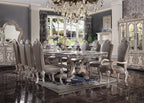 ACME 68175 Dresden Dining Table (108"L), Vintage Bone White