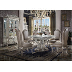 ACME 68180 Dresden Dining Table (Round), Vintage Bone White