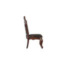 ACME 68222 Picardy Side Chair (Set-2), Cherry Oak & PU