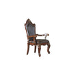ACME 68223 Picardy Arm Chair (Set-2), Cherry Oak & PU