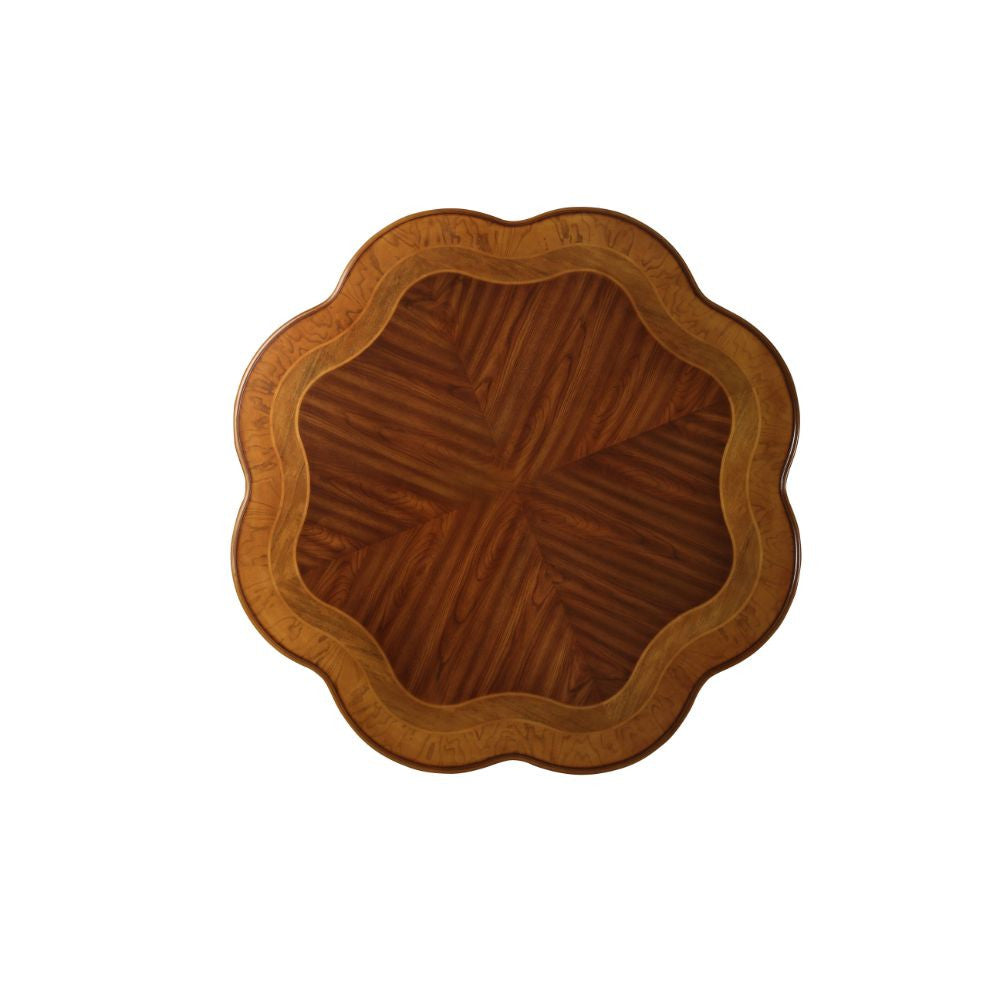 ACME 68225 Picardy Dining Table, Cherry Oak
