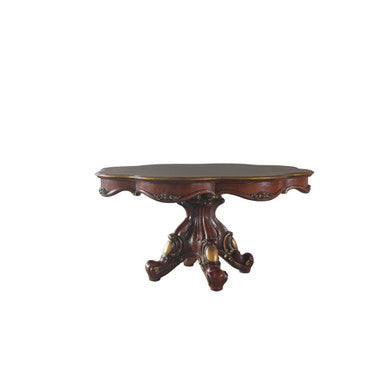 ACME 68225 Picardy Dining Table, Cherry Oak