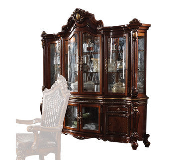 ACME 68227 Picardy Hutch & Buffet, Cherry Oak