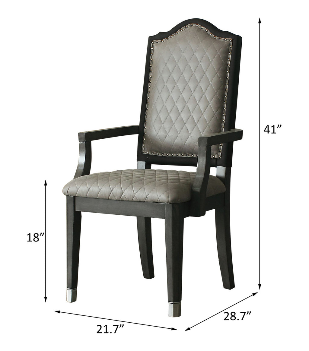 ACME House Beatrice Arm Chair (Set-2) - 68813  18