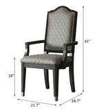 ACME House Beatrice Arm Chair (Set-2) - 68813  18