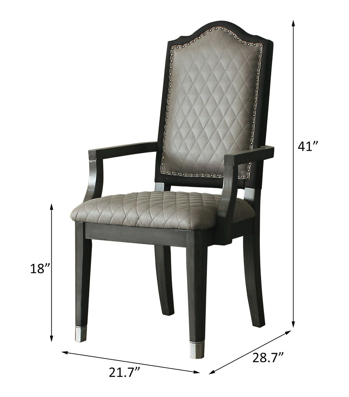 ACME House Beatrice Arm Chair (Set-2) - 68813  18