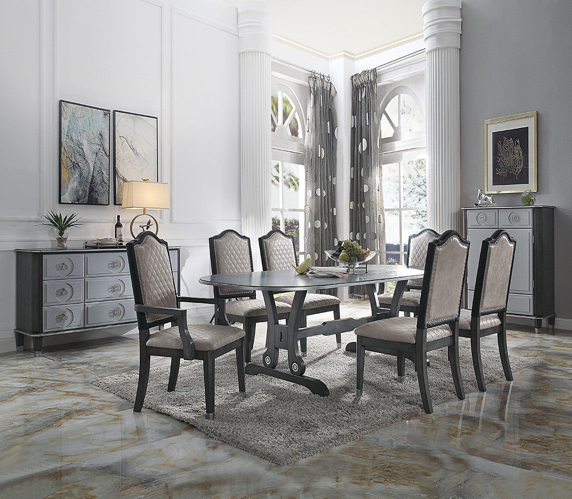 ACME House Beatrice Arm Chair (Set-2) - 68813  17