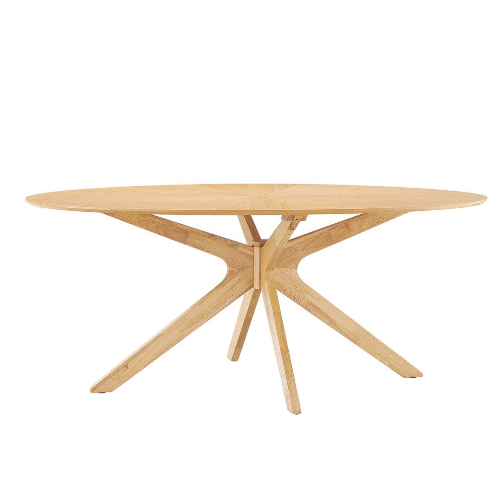 Modway EEI-3849 Crossroads 71" Oval Wood Dining Table