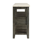 ACME 70169 Merel Server, White Marble & Gray Oak