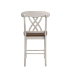 ACME 70432 Dylan Counter Height Chair (Set-2), Buttermilk & Oak