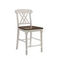 ACME 70432 Dylan Counter Height Chair (Set-2), Buttermilk & Oak