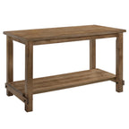 ACME 70830 Martha II Counter Height Table, Weathered Oak