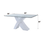 ACME 71105 Pervis White Dining Table  5