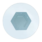 ACME 71285 Noralie Dining Table, Mirrored, Faux Diamonds & Clear Glass (1Set/2Ctn)