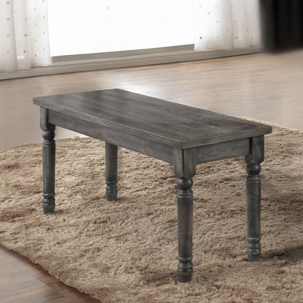 ACME 71438 Wallace Bench, Weathered Gray