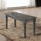 ACME 71438 Wallace Bench, Weathered Gray