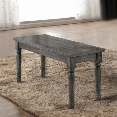 ACME 71438 Wallace Bench, Weathered Gray